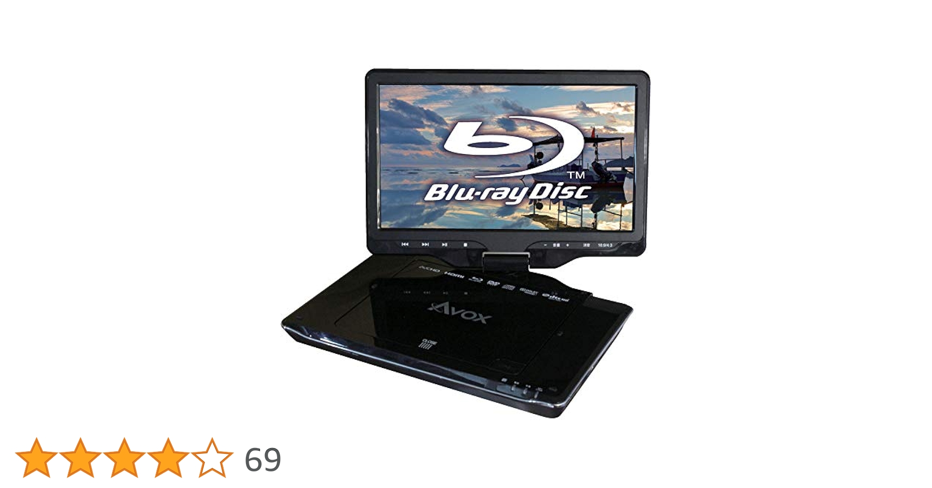 AVOX ブルーレイ DVD プレーヤー APBD-1080HK リモコン欠品 AVOX