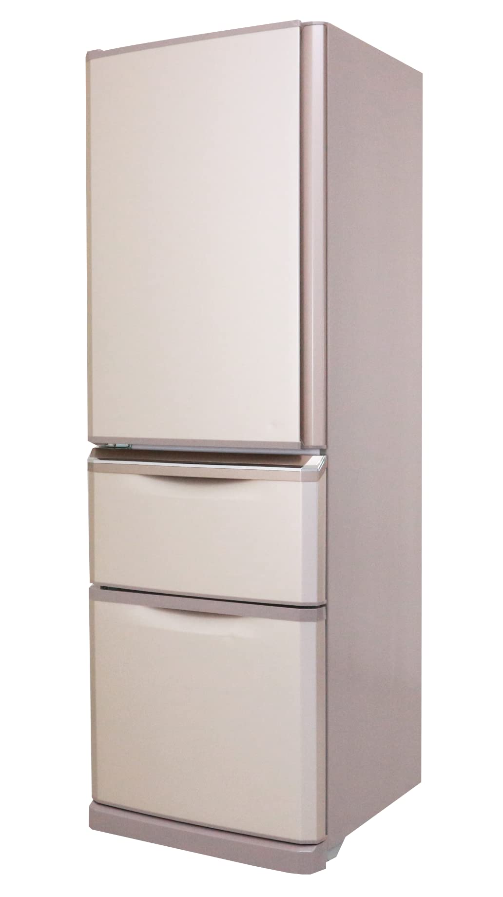 Amazon.co.jp: 三菱 370L 3ドア冷蔵庫（シャンパンピンク）【左開き