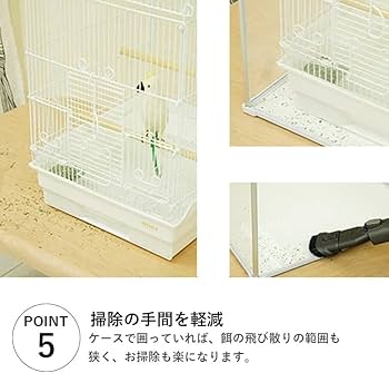 Amazon | とりまる Lサイズ 鳥かご アクリルケース 防寒カバー ケージ