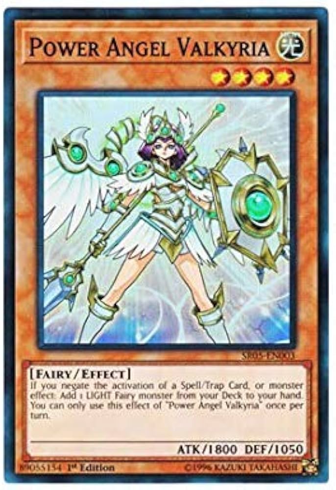 Amazon.co.jp: 遊戯王 英語版 SR05-EN003 Power Angel Valkyria 力天使