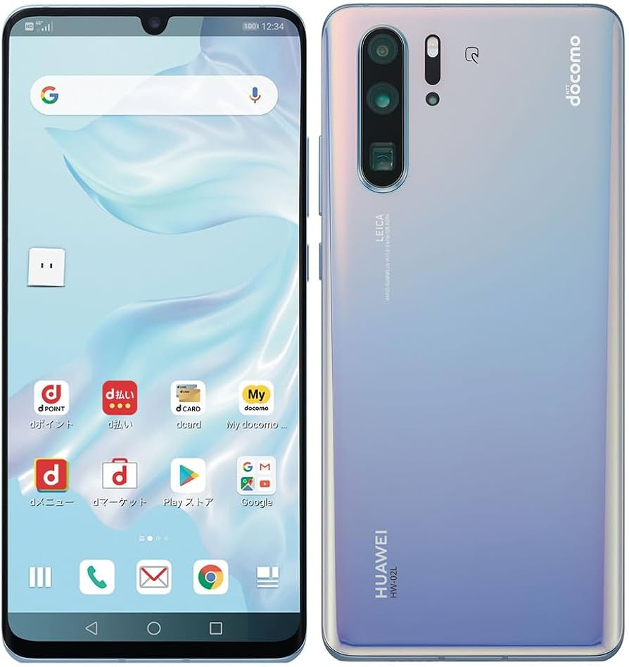 Amazon | HUAWEI P30 Pro docomo HW-02L Breathing Crystal | HUAWEI