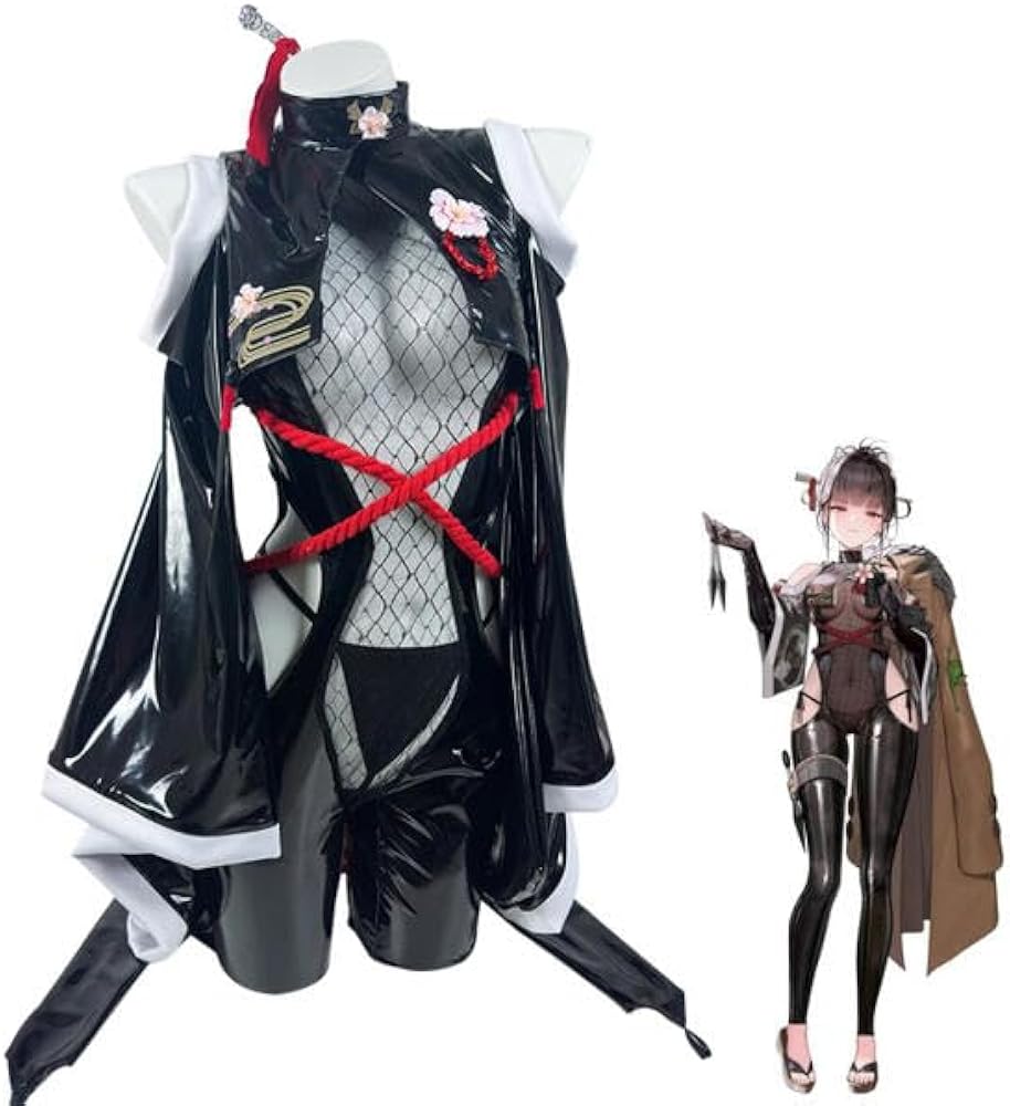Amazon.co.jp: [KIFRAL] 勝利の女神:NIKKE サクラ 黒夜密行 コスプレ