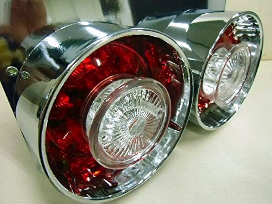 Amazon | 12v 24v 兼用 トラック用 2連 LED クリアレンズ 丸型