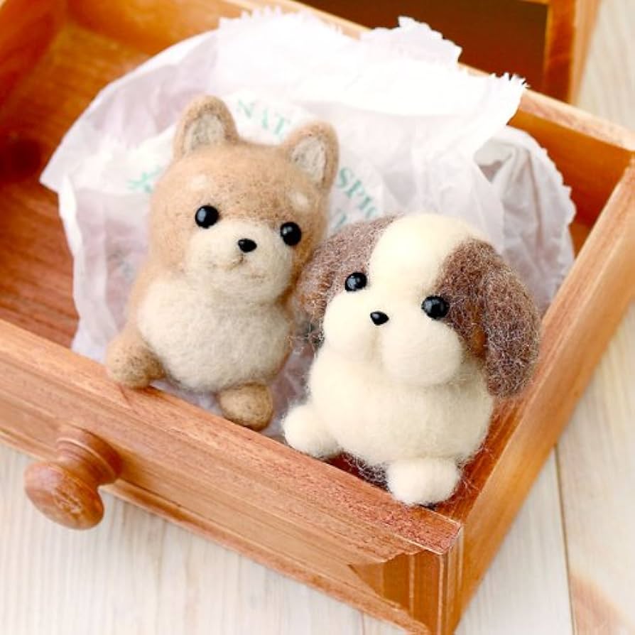 Amazon.co.jp: スターターセット（針・マット）付き 柴犬とシーズー