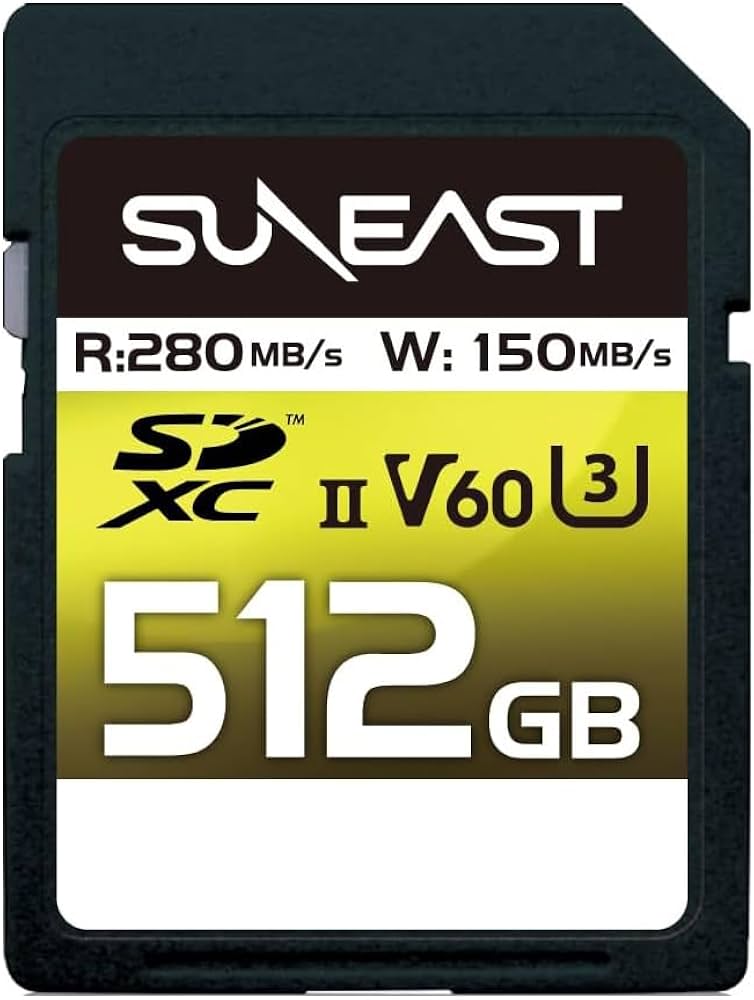 Amazon | SUNEAST SDXCカード UHS-II V60 U3 4K UHD ULTIMATE PRO