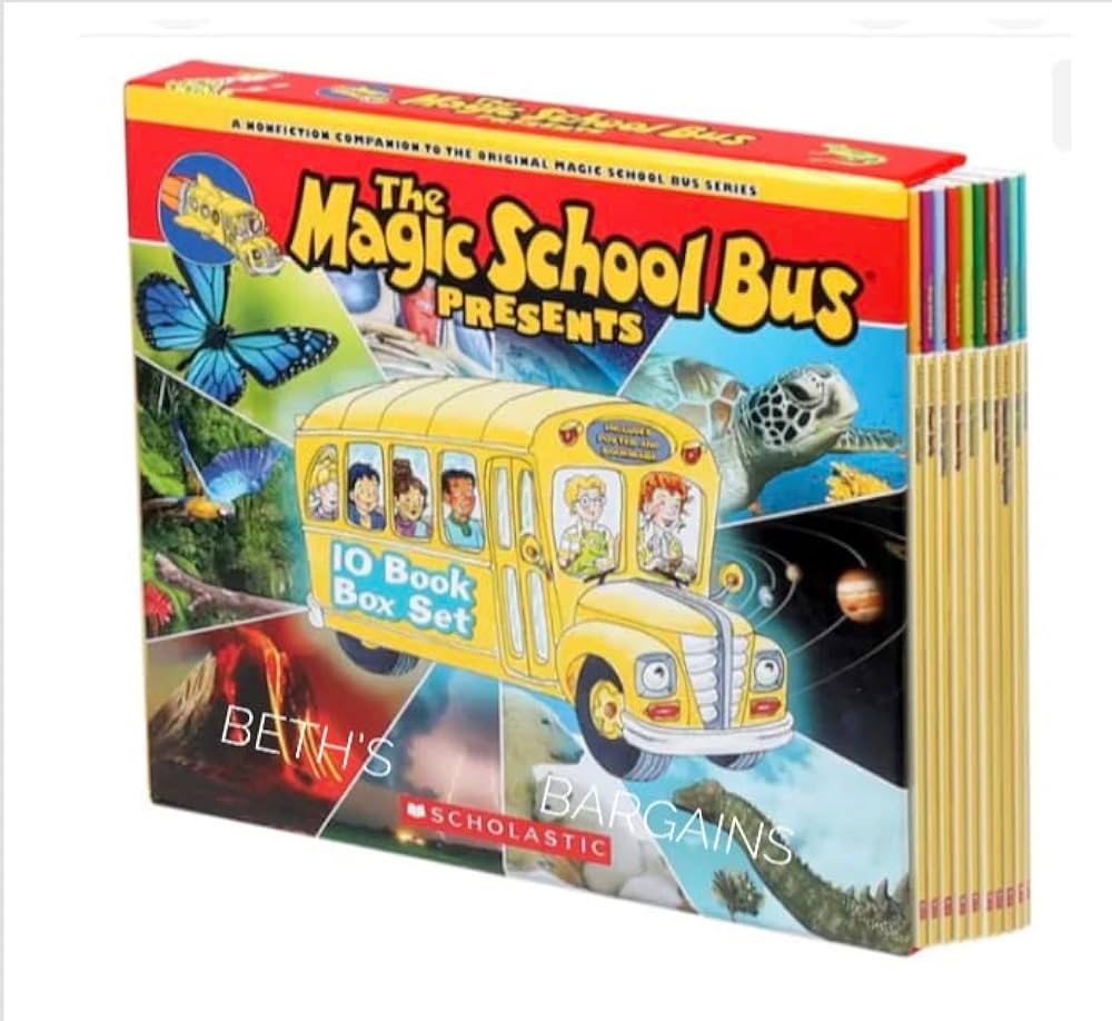 The Magic School Bus 10 Book Set: Dinosaurs, Volcanoes, Earth