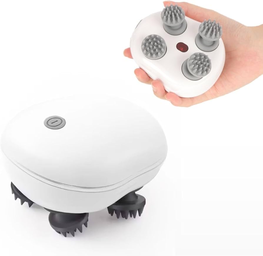 Amazon | わたらせ安心堂 電動頭皮ブラシ シャンプーブラシ 回転式