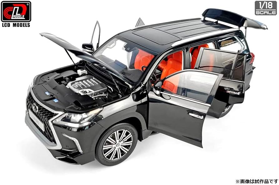 Amazon | LCD MODELS 1/18 レクサス LX570 ブラック 完成品 | ミニカー