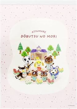 Amazon.co.jp: サンスター文具 あつまれどうぶつの森 メモ A6 ピンク