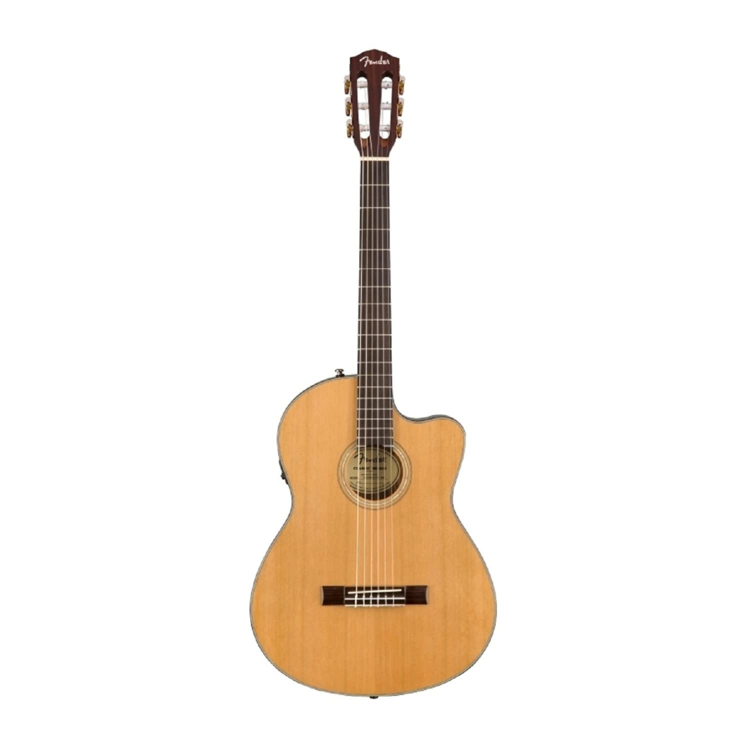 Amazon.com: Fender CN-140SCE Thinline Concert Nylon String