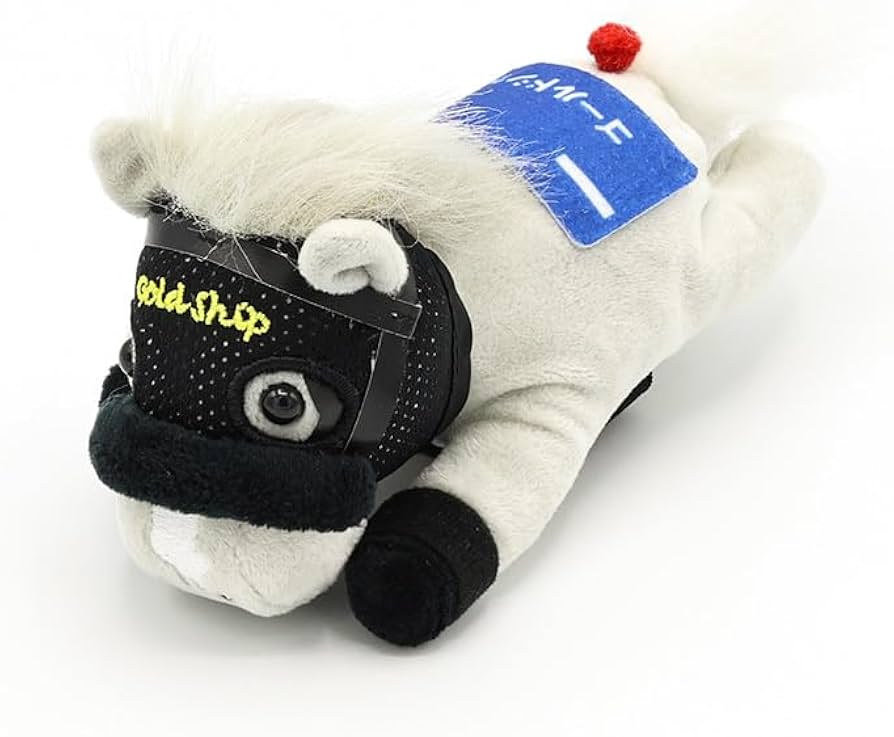 Amazon.co.jp: JRA 競馬 アイドルホースくっつきマスコット ゴールド