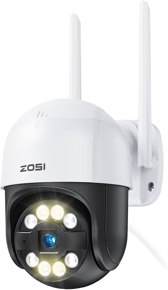 Amazon.com : ZOSI C289 WiFi Pan Tilt Security Camera Outdoor