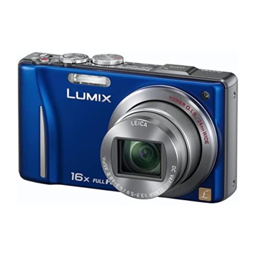 Panasonic Lumix TZ20 Digital Camera - Blue (14.1MP MOS, 16x