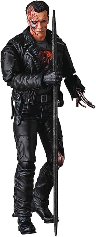 Amazon.com: MEDICOM TOY CORPORATION MAFEX No.191 T-800 (T2: Battle