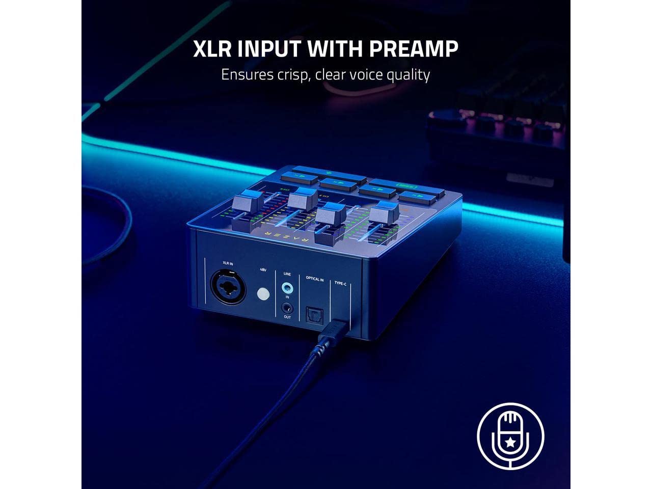 Amazon | Razer オーディオミキサー: オールインワンストリーミング