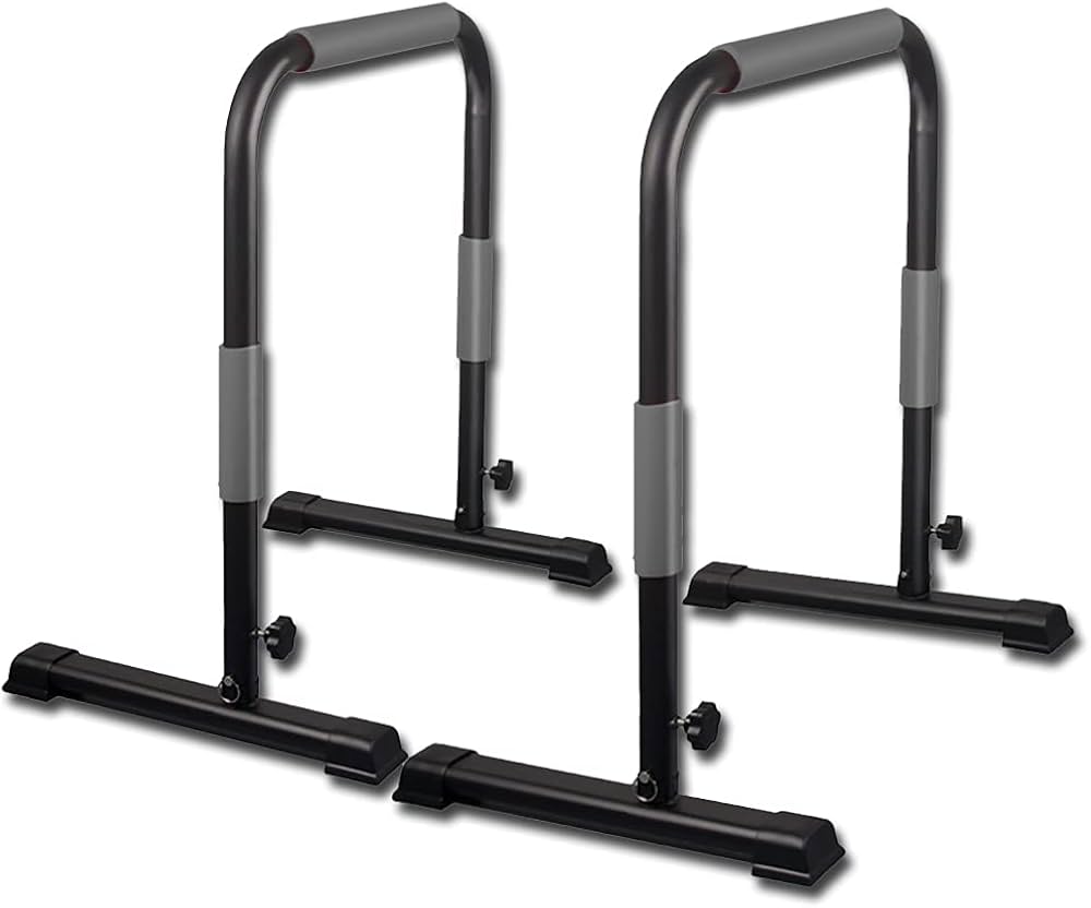 Amazon.co.jp: ディップススタンド 3段階 高さ調節可能 懸垂マシン