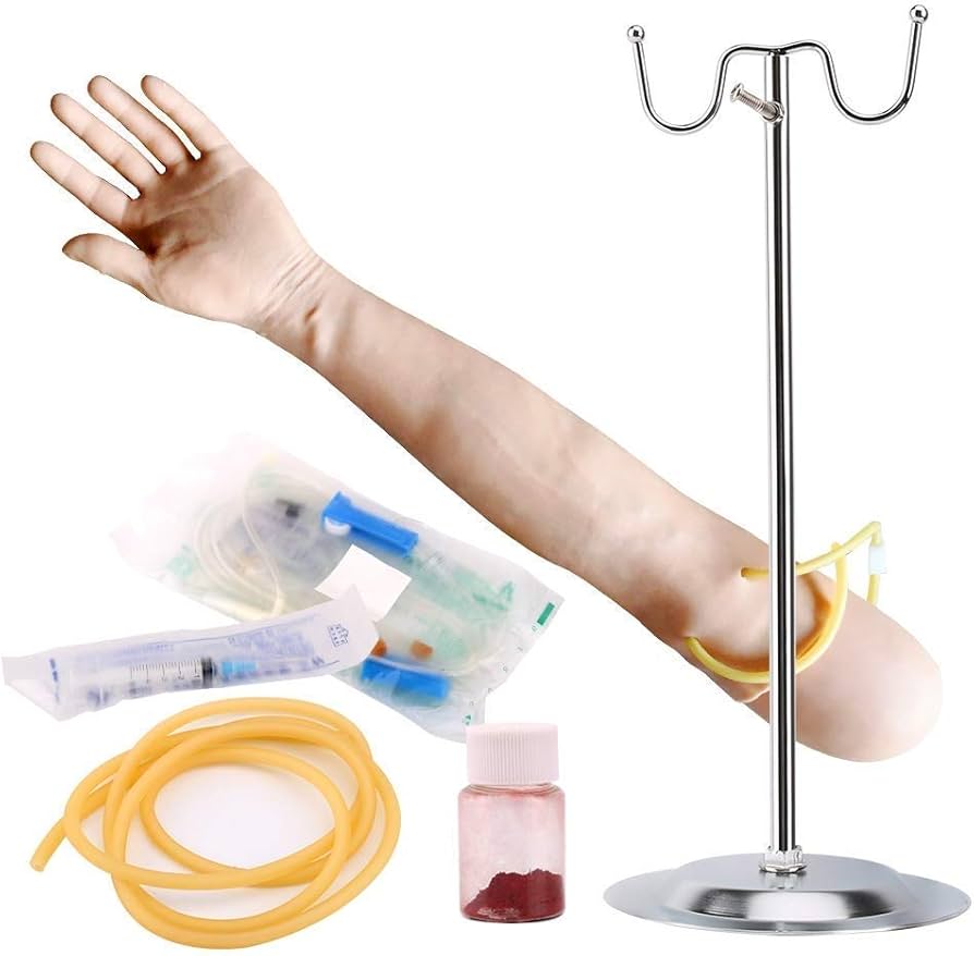Amazon.co.jp: 採血練習キット、注射練習 腕静脈穿刺 練習 講師訓練用