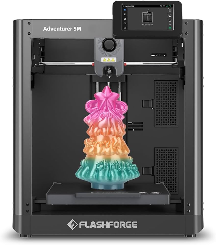 Amazon | FLASHFORGE Adventurer 5M 3Dプリンター、完全自動レベリング
