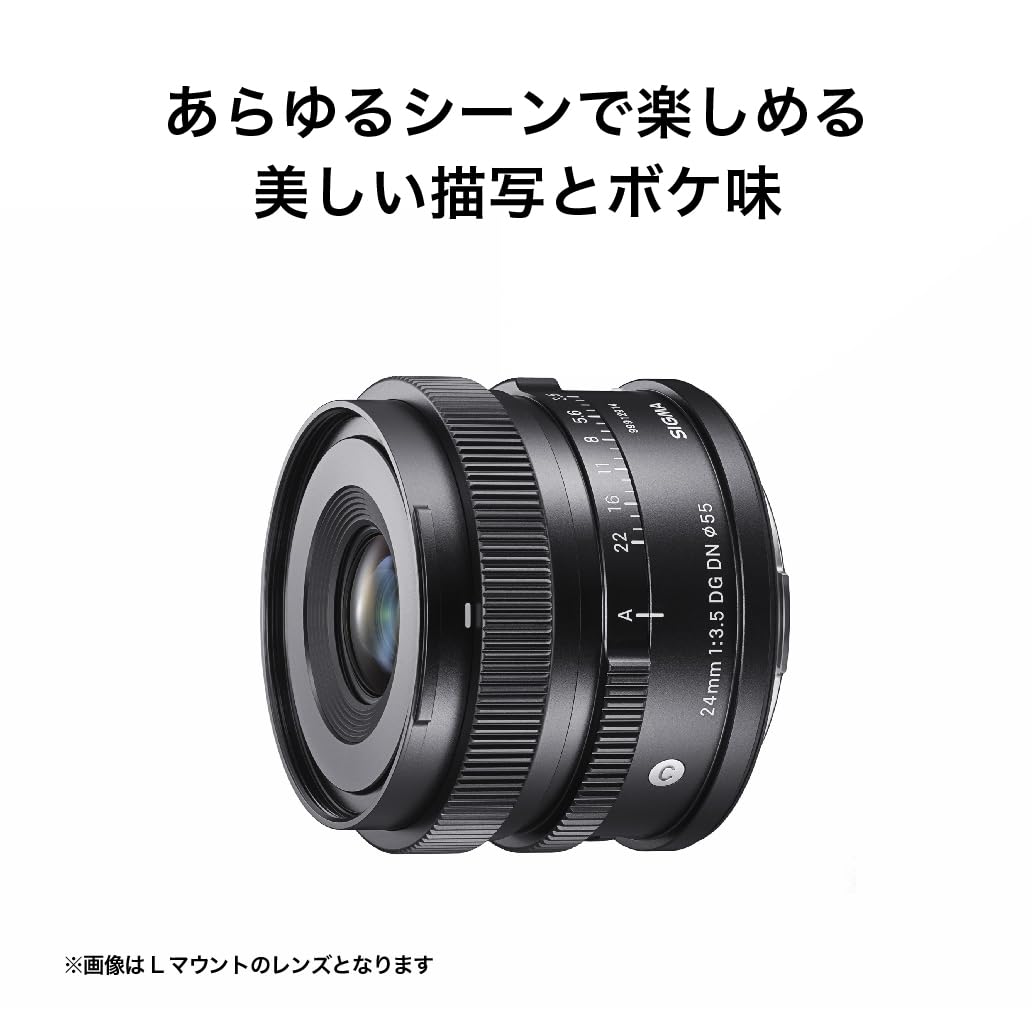 Amazon.co.jp: シグマ(Sigma) レンズ 24mm F3.5 DG DN Sony ソニー E