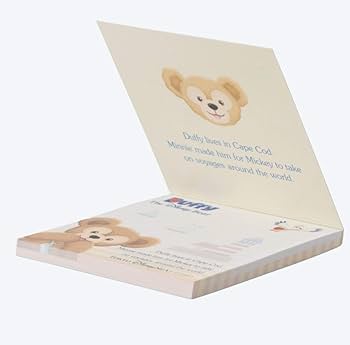 Amazon.co.jp: 8/2〜順次発送 ダッフィー＆フレンズ メモ 4個 セット