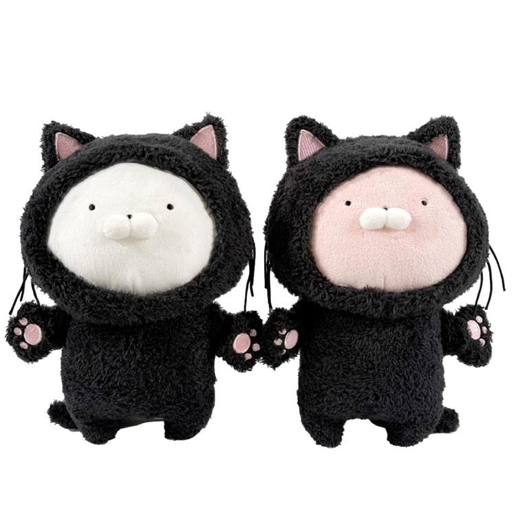 Amazon.co.jp: LINE CREATORS うさまる ぬいぐるみ うさまる 黒猫