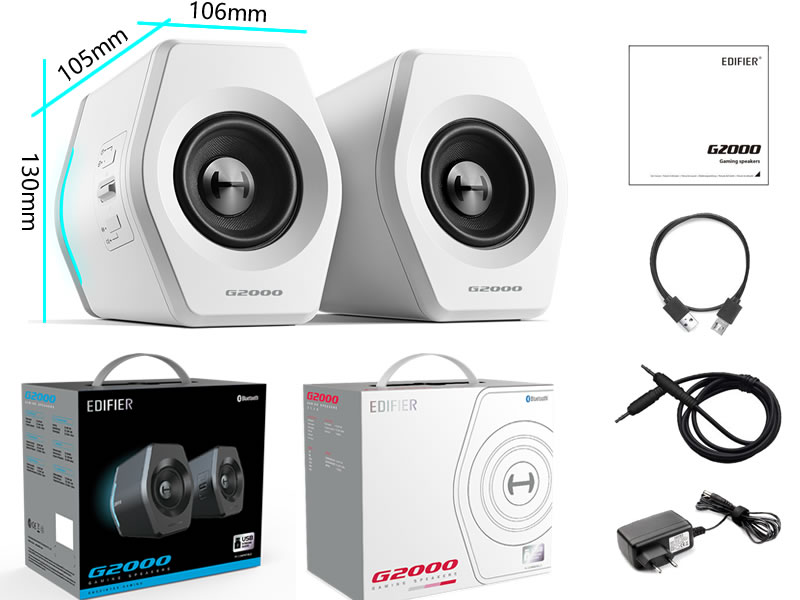 Amazon.co.jp: Edifier 【エディファイア】 G2000 RGB 小型 ゲーミング