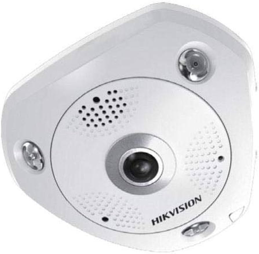Amazon | Hikvision USA DS-2CD6362F-IV Panoramic 180/360 Camera, 6