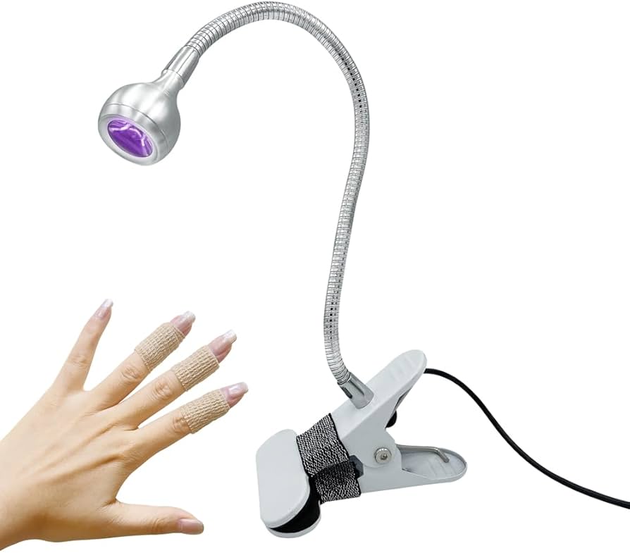 Amazon.com: ZOELASS Gel X led UV Nail lamp- 360° Flexible Arm with