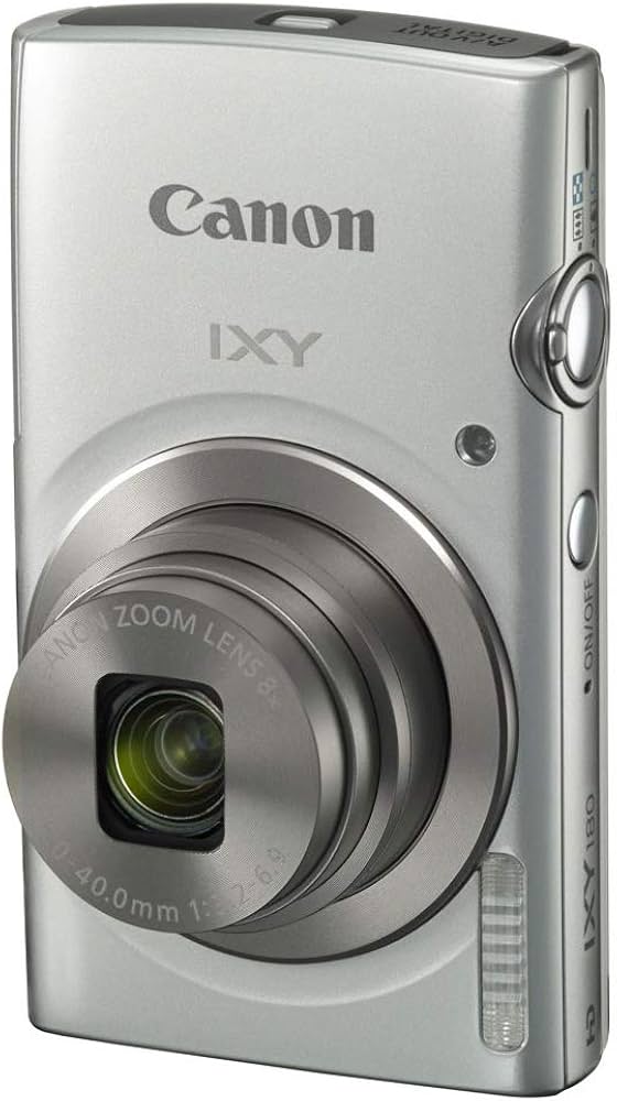 Amazon Canada: Canon IXY 180 Digital Camera, Silver, 8X Optical