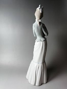 Amazon.co.jp: LLADRO リヤドロ 4893 犬を抱く貴婦人 フィギュリン