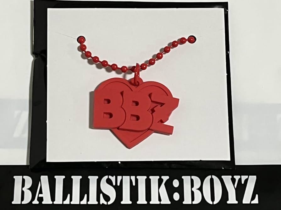 Amazon.co.jp: BALLISTIK BOYZ PASS THE MIC ネックレス 深堀未来 赤