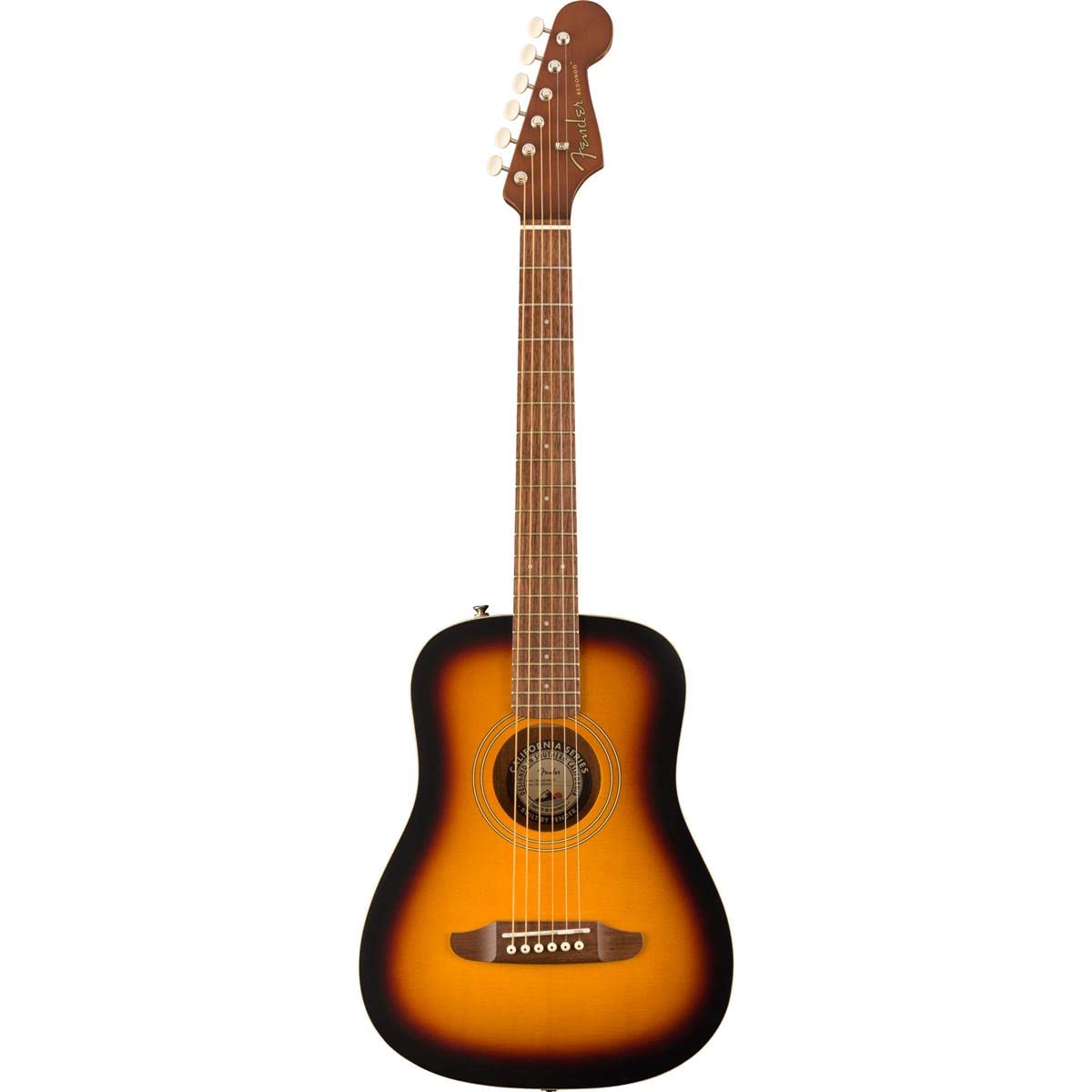 Amazon.com: Fender Redondo Mini Acoustic Guitar, with 2-Year