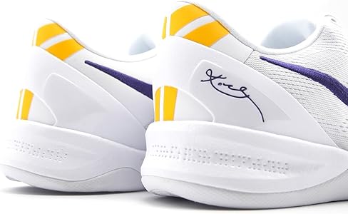Amazon | [ナイキ] KOBE 8 PROTROWHITE/UNIVERSITY GOLD/COURT PURPLE