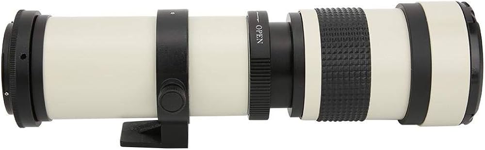 Amazon | 望遠鏡望遠レンズ、白420-800mm開口F/8.3-16フルマニュアル