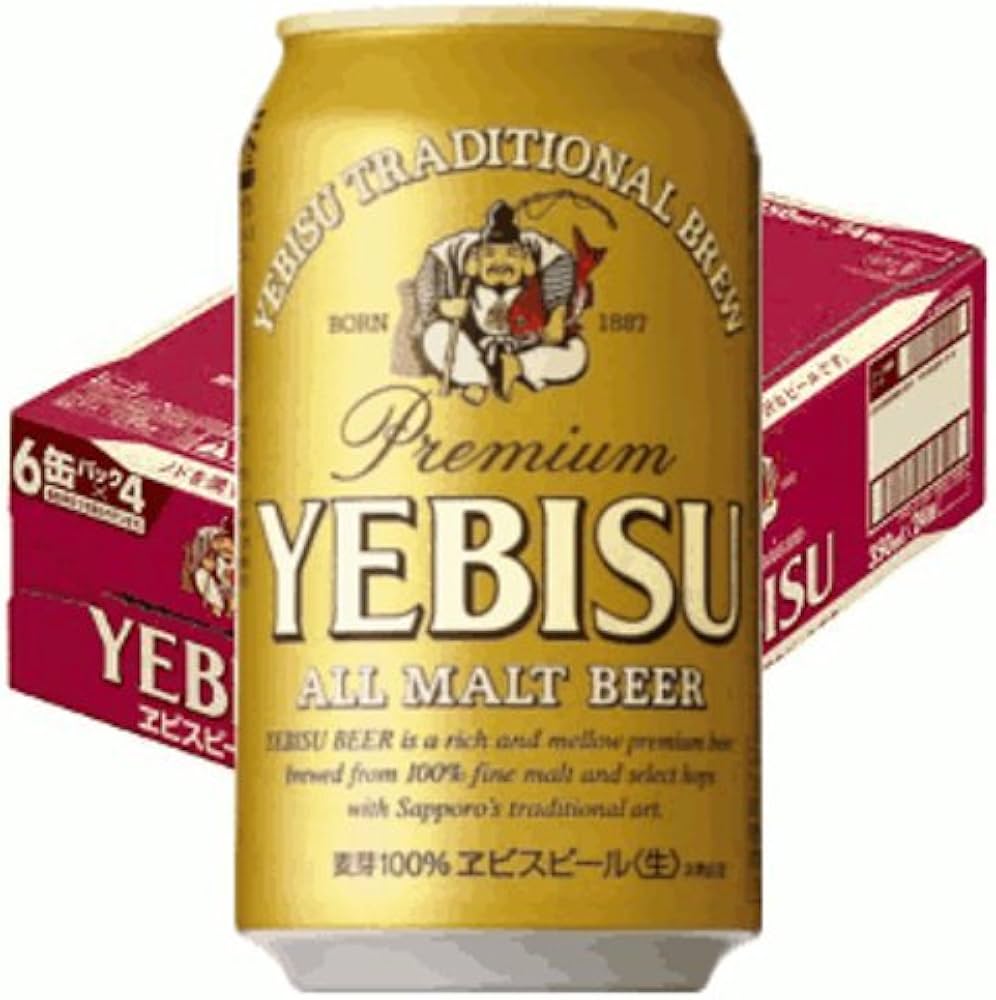 Amazon.co.jp: サッポロ エビス 350ml 缶 1ケース (24本入) : 食品