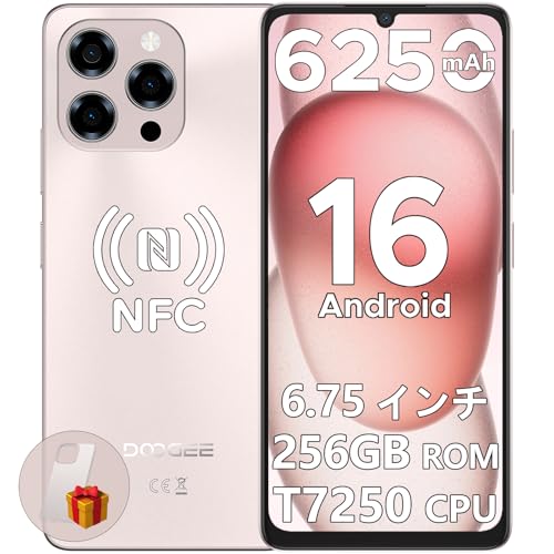 Amazon | 【Android 16 SIMフリー スマホ 初登場】DOOGEE Note58 Pro