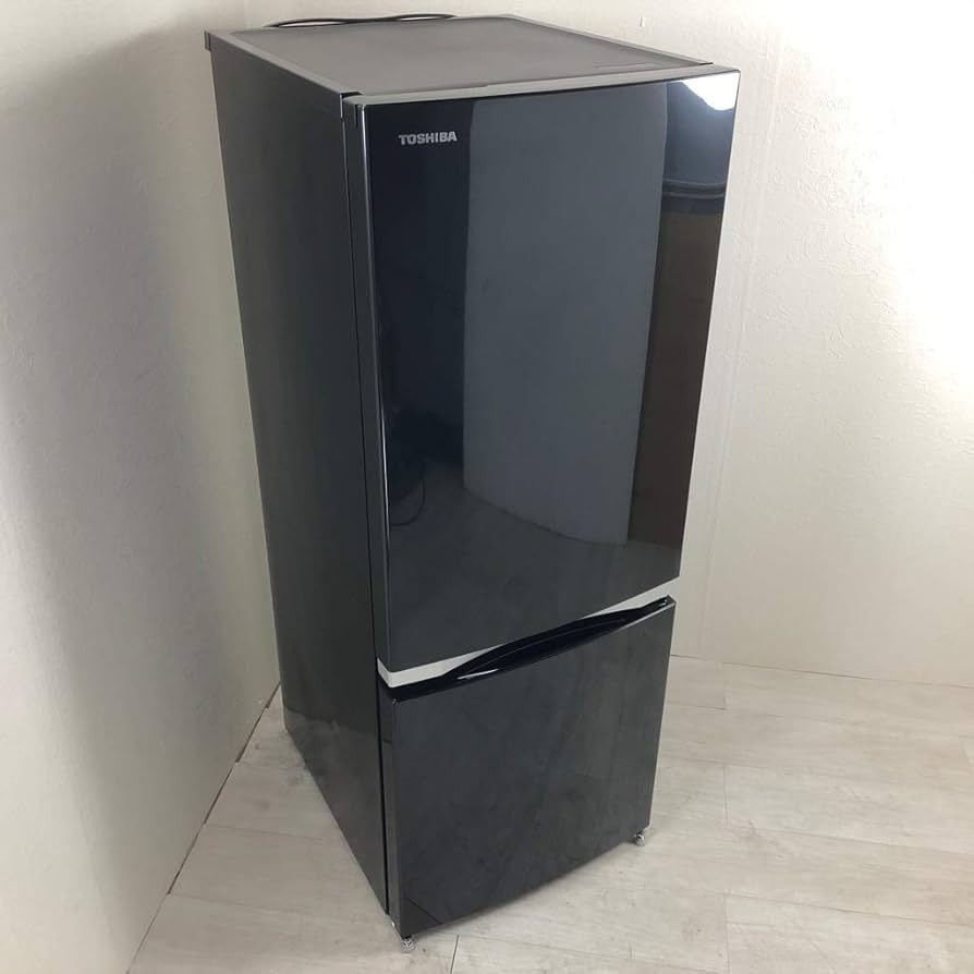 Amazon.co.jp: GR-M15BS-K(ピュアブラック) 2ドア冷蔵庫 右開き 153L