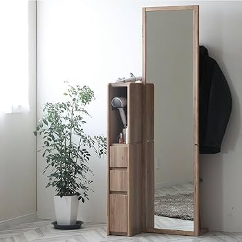 Amazon｜姿見ドレッサー 全身鏡 CWドレッサー ドレッサー単品 ミラー