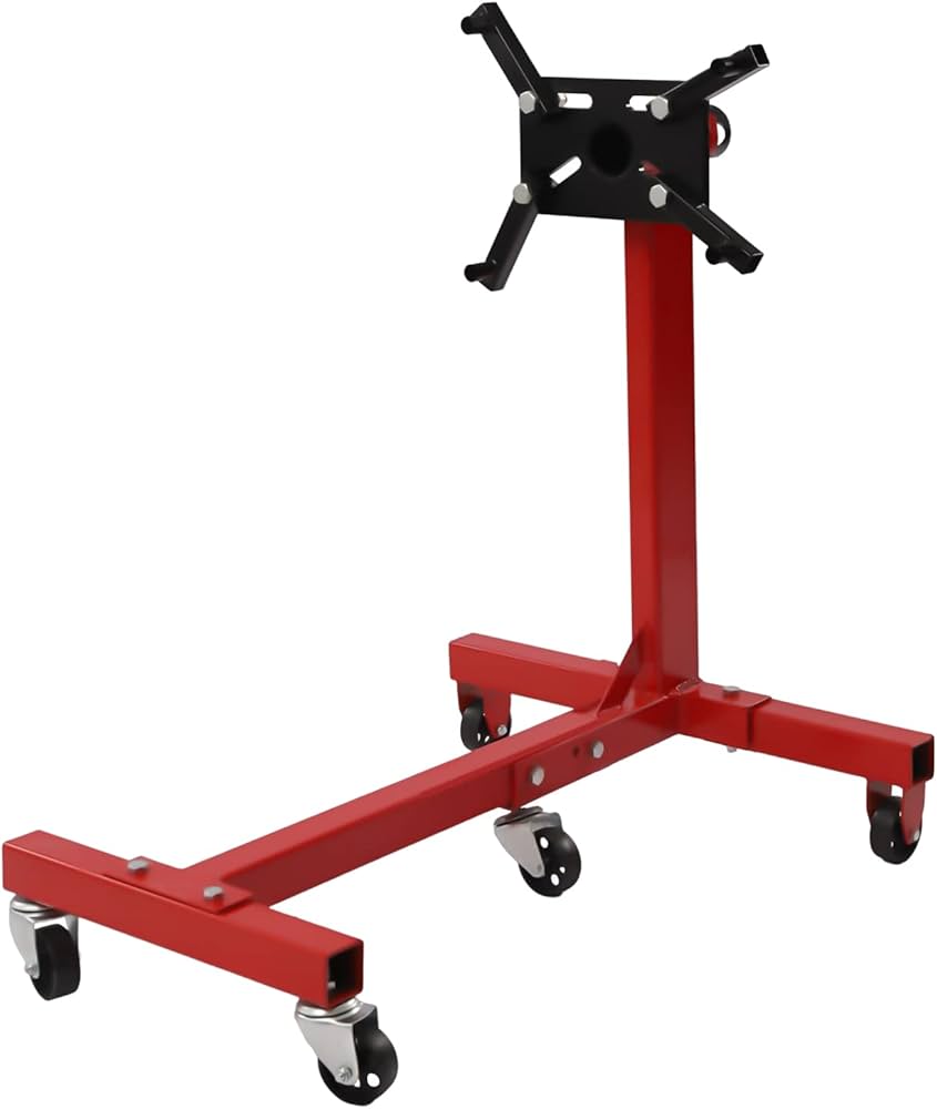 Amazon.co.jp: スチールロータリーエンジンスタンド、360度回転ヘッド