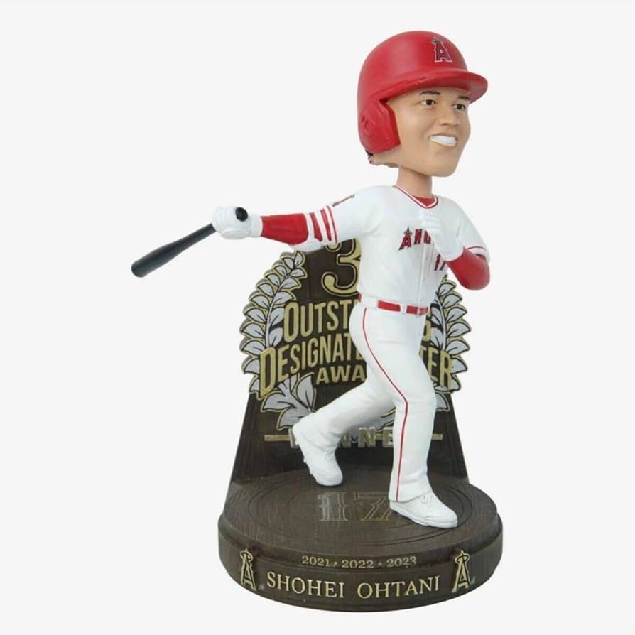 Amazon.co.jp: 大谷翔平 限定 ボブルヘッド 3年連続 最優秀指名打者賞
