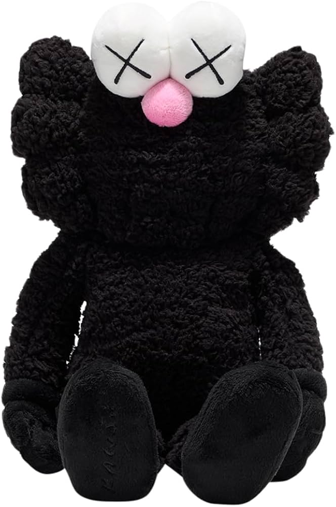 Amazon.com: Kaws, Pre-loved Bff Plush Black (Edition Of 3000), One