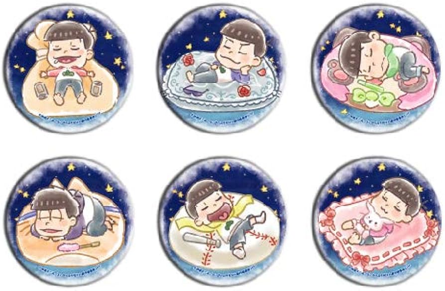 Amazon.co.jp: えいがのおそ松さん 01 すやきゃら 缶バッジ BOX : おもちゃ