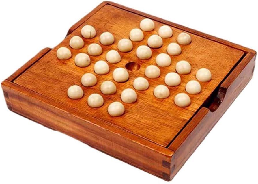 Amazon.co.jp: Yotijay ペグ ソリティア ボードゲーム 32 ペグ