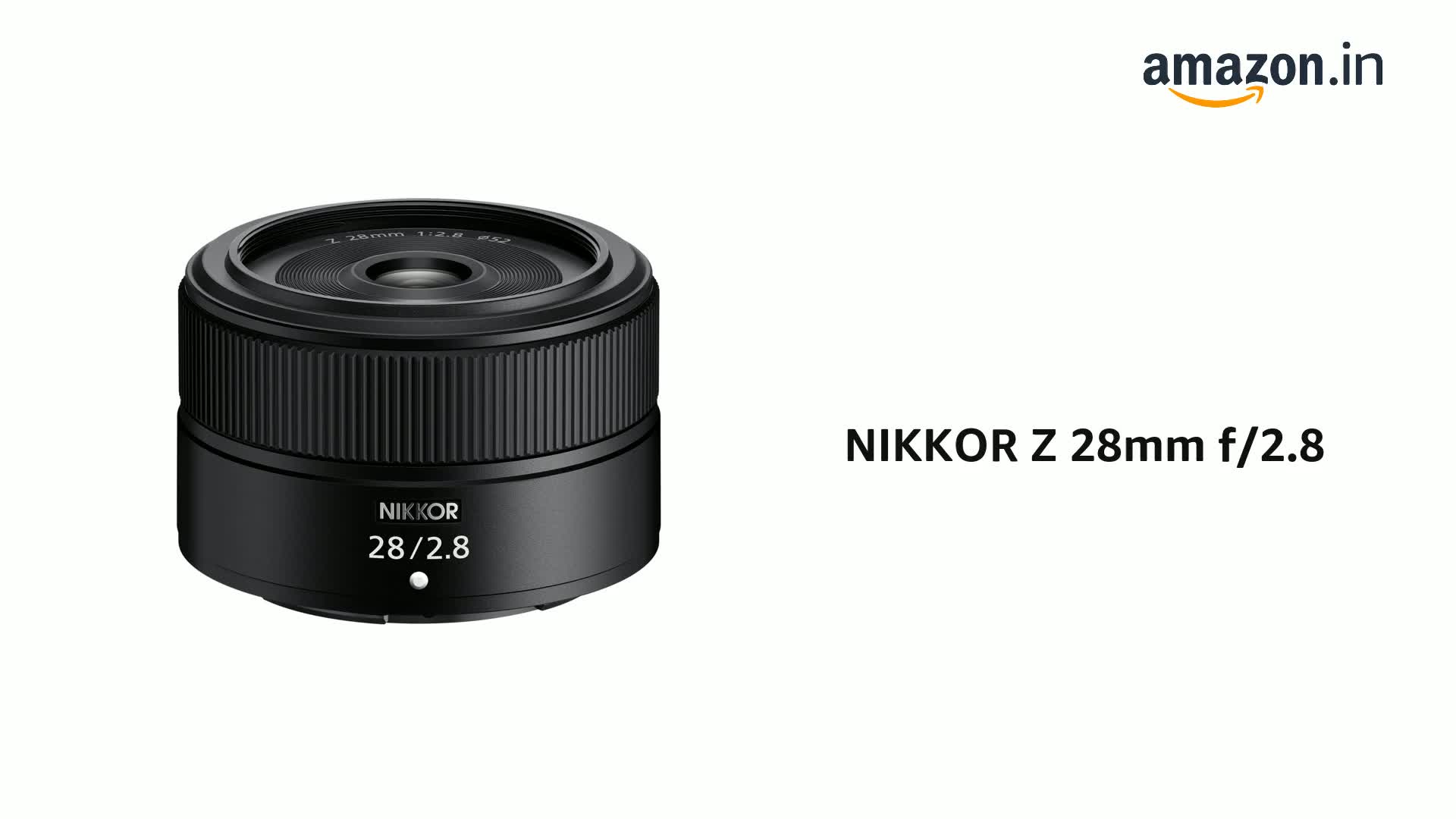 Nikon NIKKOR Z 28mm f/2.8 Lens (Black) : Amazon.in: Electronics