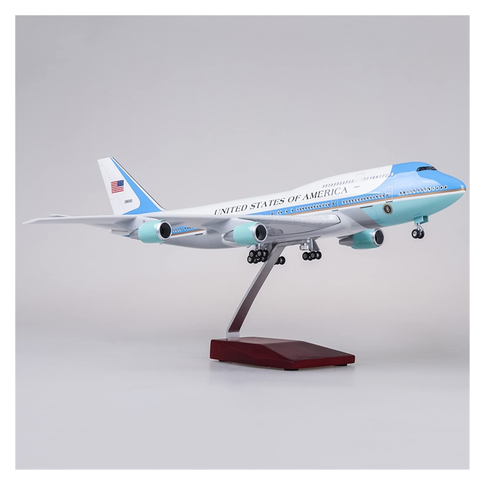 Amazon | 飛行機 模型 完成品 47cm ボーイング 747 エアフォースワン