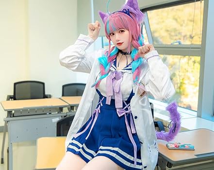 Amazon.co.jp: バーチャル YouTuber Vtuber 湊あくあ セーラー服 制服