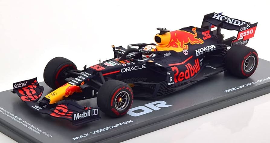 Amazon | Spark 1/18 Red Bull RB16B Abu Dhabi World Champion 2021