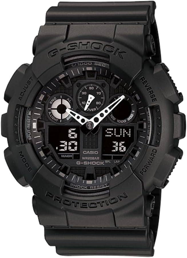 Amazon.com: Casio G-Shock GA100-1A1 | Men's Tough Analog-Digital