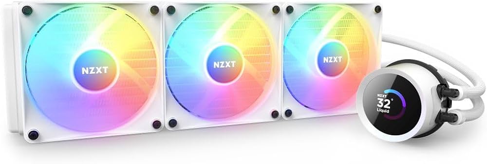 Amazon.co.jp: NZXT KRAKEN RGB 360 White 簡易水冷CPUクーラー RL