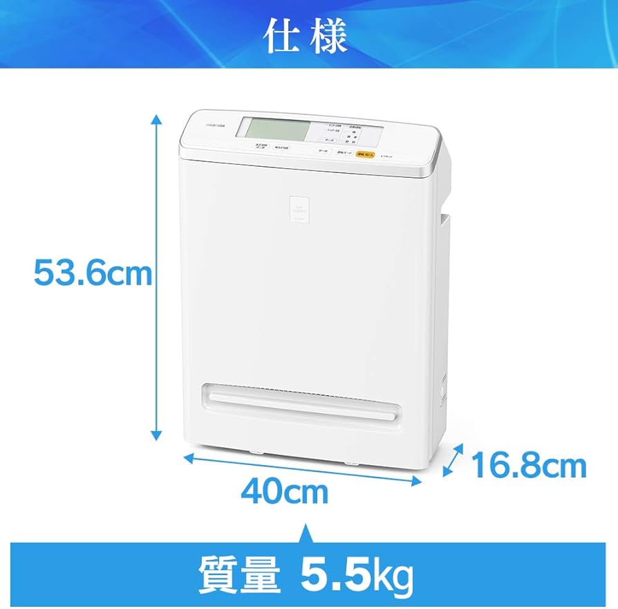 Amazon | アイリスオーヤマ 空気清浄機 17畳 消臭 除菌 脱臭 ホコリ